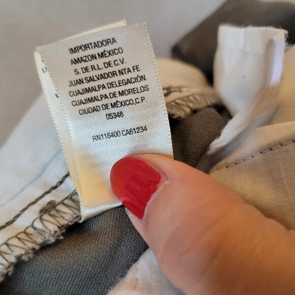 Goodthreads Gray Straight Men's Slack Pants - Size 34x30 - Picture 10 of 13